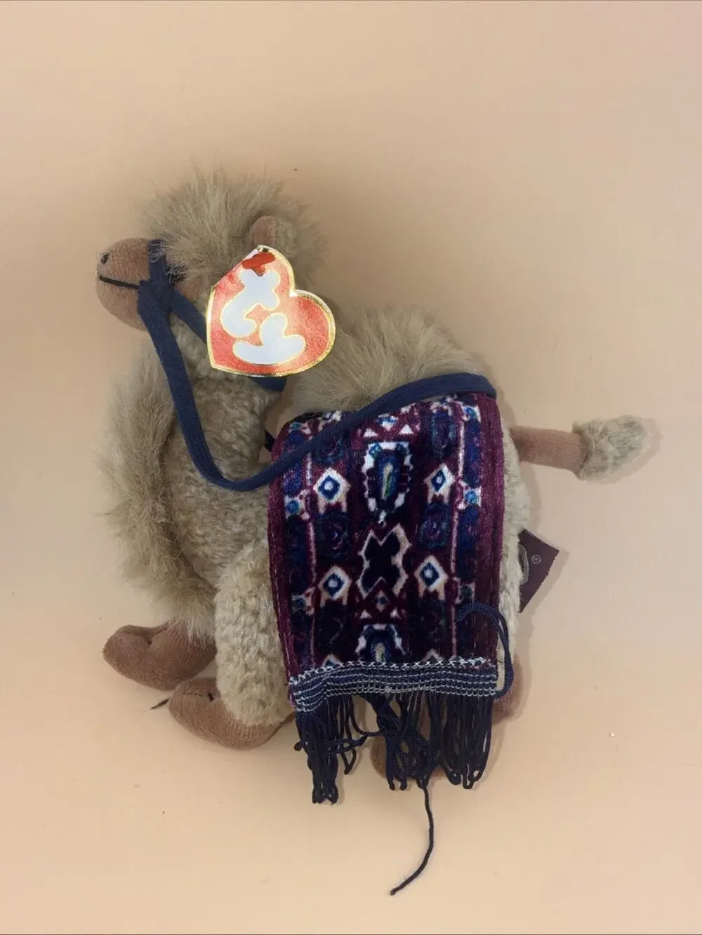 Ty Beanie Baby Camel Lawrence The Attic Treasures Handmade Movable Legs Plushie
